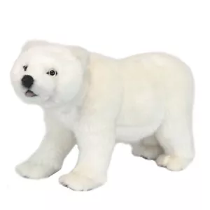 Walking Polar Bear Cub - Hansa Realistic Stuffed Plush Animal Soft Toy 40cm - Picture 1 of 1