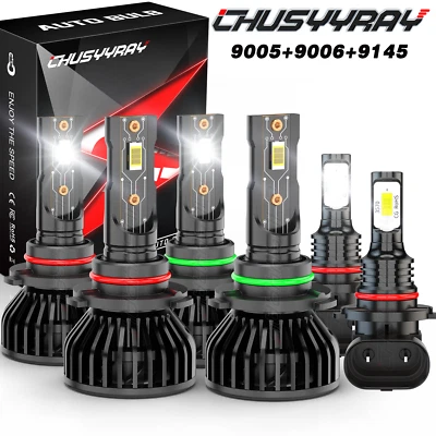 Combo faros LED + bombillas antiniebla para Chevrolet Colorado 2004 2005 2006-2012 Foto 1 de 4