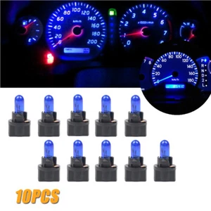 10pcs Blue T5 SMD Car LED Dashboard Instrument Interior Light Bulb Accessories - Picture 1 of 6