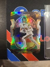 2022 Panini Select Chris Olave RC Black/Green Prizm Die Cut Concourse #30