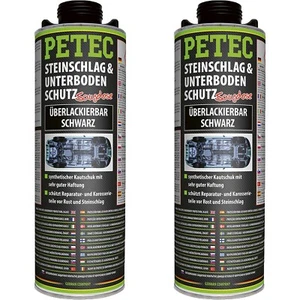 2L PETEC STEINSCHLAG UNTERBODENSCHUTZ KAUTSCHUK SAUGDOSE ÜBERLACKIERBAR SCHWARZ - Bild 1 von 2