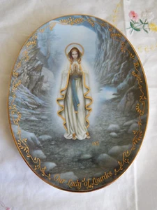 UNSERE LIEBE FRAU VON LOURDES TELLER VISIONEN UNSERER FRAU COA - Bild 1 von 5