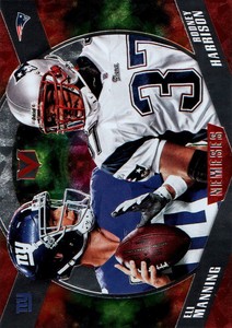 2017 Panini Vertex Nemeses #17 Eli Manning Rodney Harrison