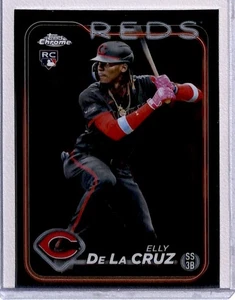 2024 Topps Chrome Elly De La Cruz RC Cincinnati Reds #44 - Picture 1 of 2