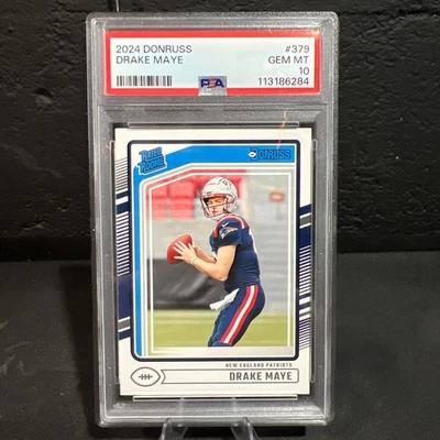 2024 Panini Donruss Rated дебютант Дрейк Мэй #379 RC PSA 10 GEM как новый 🔥🔥 - Изображение 1 из 2