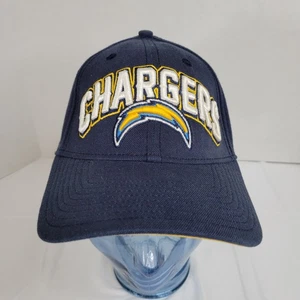 New Era 39thirty Los Angeles Chargers Big Spell Out Logo Fitted Hat Cap S/M - Picture 1 of 16