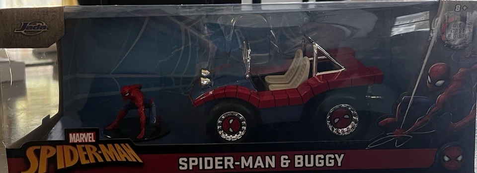 Cochecito Jada 1:24 Hollywood Rides Spider Man con Spider Man 33729 modelo nuevo Foto 1 de 1