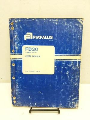 Fiat-Allis FD30 Tractor sobre orugas Catálogo manual 1980 73119284 Foto 1 de 4