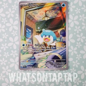 Pokemon Card Quaxly 206/193 Secret Rare Scarlet Violet Paldea Evolved LP - Picture 1 of 2