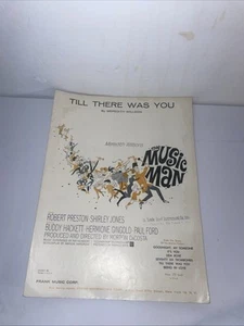 1957 "THE MUSIC MAN" PARTITURA DE PELÍCULA "TILL THERE WAS YOU"p(23) - Imagen 1 de 1