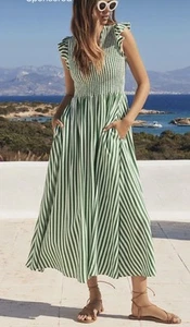 Mister Zimi Abbie Seagrass Dress Size 14 - Picture 1 of 17