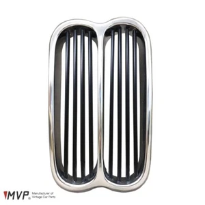 MVP BMW E10 1602-2002tii Early Black/Silver Aluminum Grille Center 51131801577 - Picture 1 of 5