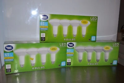 LED Light Bulb 65W Soft White BR30 Floodlight Lamp E26 Medium Base, Dimmable NEW - Image 1 of 2