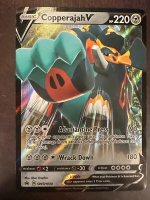 Copperajah V SWSH030 SWSH: Sword & Shield Promo Cards Holo - Image 1 of 3