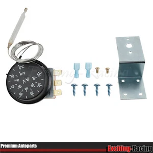 Kit de sonda de control de temperatura interruptor termostato ventilador radiador eléctrico 30 pulgadas 16A - Imagen 1 de 5