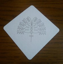 Raffles Hotel Bar SingaporeSlinger RARE Beer Mat Cocktail Coaster x2 NEW 9/10con
