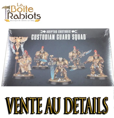 Warhammer 40000 Adeptus Custodes Guard Squad Vente au détails Rabiots Bitz Sprue