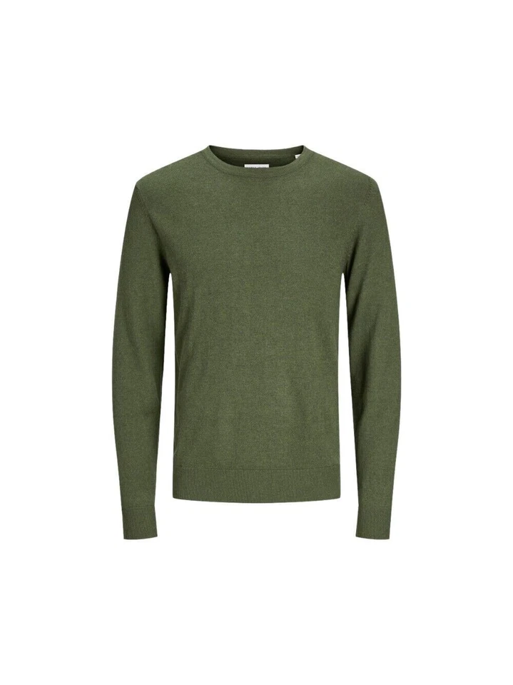 Suéter Jack&Jones de Hombre, En Mezcla de Algodón, Color Verde, Código 12208364 - Imagen 1 de 1