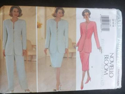 3313 Butterick Misses Noviello Bloom Jacket, Skirt & Pants Pattern Size 14-16-18 - Image 1 of 2