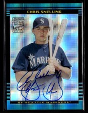 2002 Bowman Chrome X-Fractors #384 Chris Snelling AUTO A