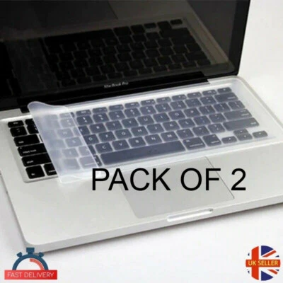 Tastatur Abdeckung Schutz Haut Silikon Universal Laptop Macbook 13"" 14"" 15"" 2er-Pack - Bild 1 von 4