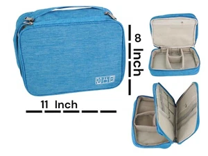 Reisetasche Organizer Ladegerät Aufbewahrung Elektronik Kamera Etui Kabel Zubehör - Bild 1 von 5