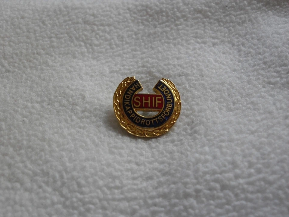 Sweden Handisport Federation / Svensk Handikappidrottsförbundet pin - Image 1 of 1