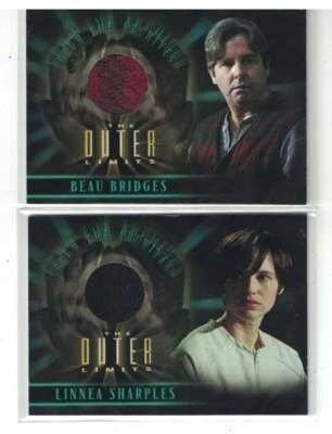 BEAU BRIDGES Linnea Sharples Outer Limits 2 Relic Costume Cards FREE SHIPPING! - Image 1 of 2