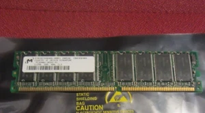 Memoire RAM 512MB DDR 400 PC3200U CL3 MT8VDDT64AG-40BD1 - Imagen 1 de 6