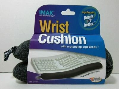 Imak Ergobeads Wrist A10161 Supports & Massage Comforts Gray - Image 1 of 4