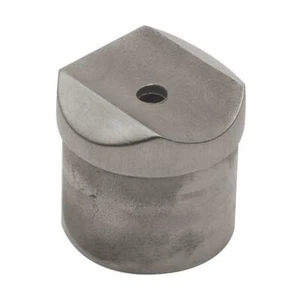 Lavi Industries 44-818/1H Satin (Brushed) Stainless Steel Perpendicular Collar 1 - Picture 1 of 3