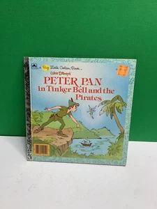 Vintage A Big Little Golden Book PETER PAN IN TINKER BELL AND THE PIRATES - Picture 1 of 4