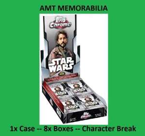 Han Solo 2023 Topps Chrome Star Wars 1X Case 8X BOX BREAK #7