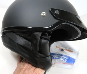 HJC Motorcycle Helmet CS-2N Helmet FLAT BLACK M New With Carry Back Pack - Picture 1 of 11