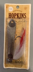 Cuchara Hopkins 2 1/2 OZ plateada con cola roja y blanca - Imagen 1 de 1