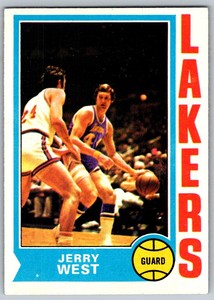 1974-75 Topps Jerry West Los Angeles Lakers #176 EX-MT