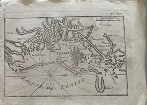 Portolano: Laguna di Venezia, Lagune de Venise- Italia 1764 J. Roux - Picture 1 of 6