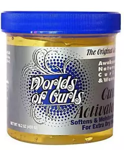 J. Strickland Africa Worlds Of Curls Curl Activator Gel Extra Dry - Picture 1 of 2