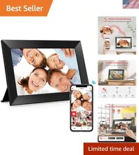 10.1-Inch WiFi Digital Picture Frame with 32GB Memory - Share Memories Instantly