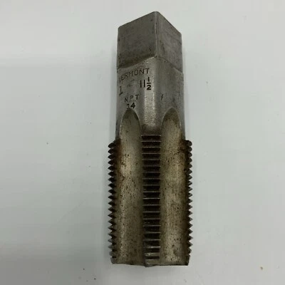 Vermont 1 x 11-1/2 NPT 14 Pipe Thread Tap Vintage USA - Image 1 of 3