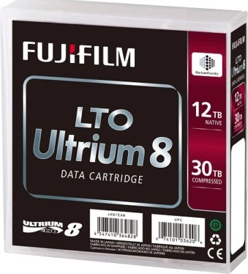 Fujifilm LTO8 Ultrium8 12TB/30TB Data Cartridge - Image 1 of 2