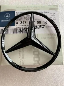 Emblema de insignia estrella trasera negro brillante para Mercedes Benz GLB35 GLB220d GLB200d X247 - Imagen 1 de 2