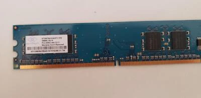 Nanya NT256T64UH4A0FY-37B 256MB PC2-4200U-444-12-C1 Memory Module - Image 1 of 2