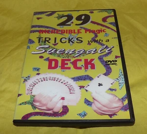 🌈 29 INCREDIBLE MAGIC TRICKS WITH A SVENGALI DECK DVD 1998 RARE OOP - Picture 1 of 3