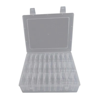 Small Parts Beads Storage Containers Clear Plastic Boxes for Organizing - Image 1 of 4