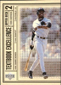 1999 Upper Deck Textbook Excellence #T25 Barry Bonds Card - Picture 1 of 2