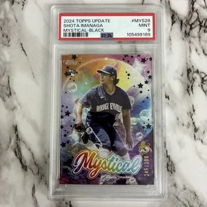 2024 Shota Imanaga Mystical Black Topps Rookie /299 PSA 9 - Bild 1 von 2