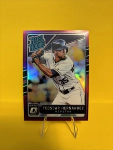 2017 Donruss Optic Rated Rookie Pink Teoscar Hernandez # 62 - Picture 1 of 2