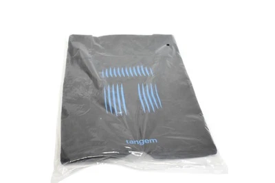 Tangem Black Canvas Tote Bag Reusable Shopping Shoulder Bag approx 19 inch wide - Image 1 of 4