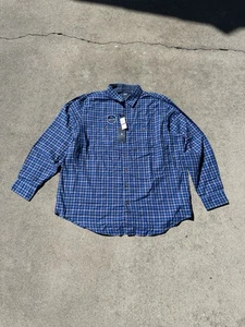 Camisa azul sarga IZOD Harbor para hombre 2XL tela reguladora de temperatura alta nueva con etiquetas - Imagen 1 de 4